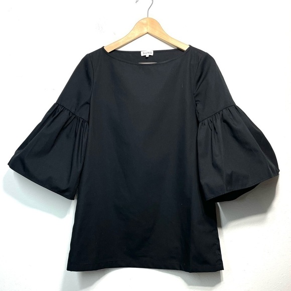 SUNO Bateau Neckline Three-Quarter Sleeve Blouse M246 - Picture 8 of 8
